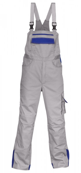KÜBLER IMAGE VISION Latzhose mittelgrau/kbl.blau, 30473315