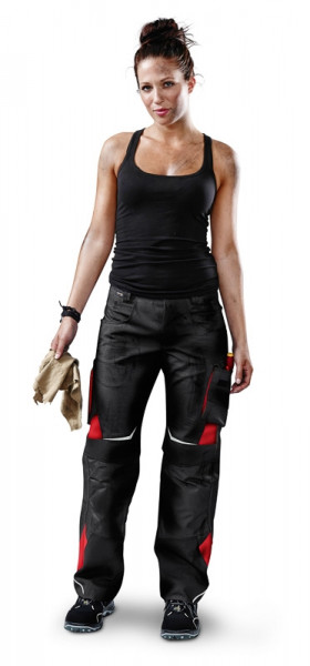 KÜBLER PULSSCHLAG Hose schwarz/mittelrot, 21245353