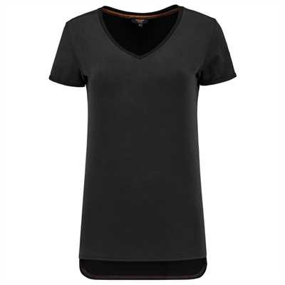 TRICORP, T-Shirt Premium V-Ausschnitt Damen, Black, 104006