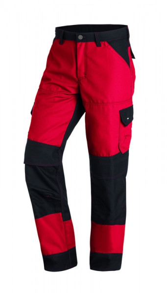 FHB MARKUS Arbeitshose, rot-schwarz