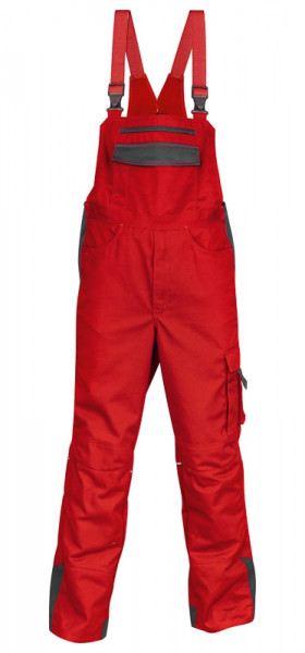 KÜBLER IMAGE VISION Latzhose mittelrot/anthrazit, 30473315