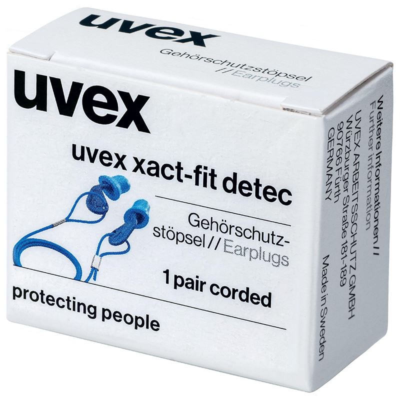 UVEX Gehörschutzstöpsel xact-fit mit Kordel 