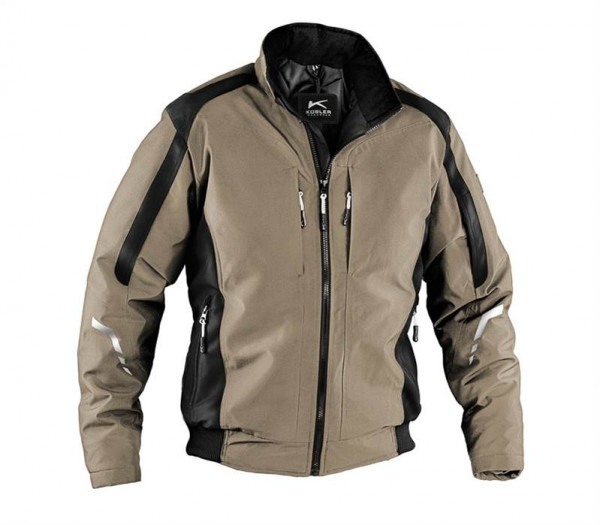 KÜBLER WEATHER Jacke sandbraun/schwarz, 13675229