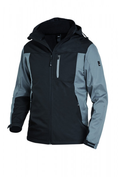 FHB JANNIK Softshelljacke, grau-schwarz