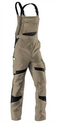 KÜBLER ACTIVIQ Latzhose sandbraun/schwarz, 32505365