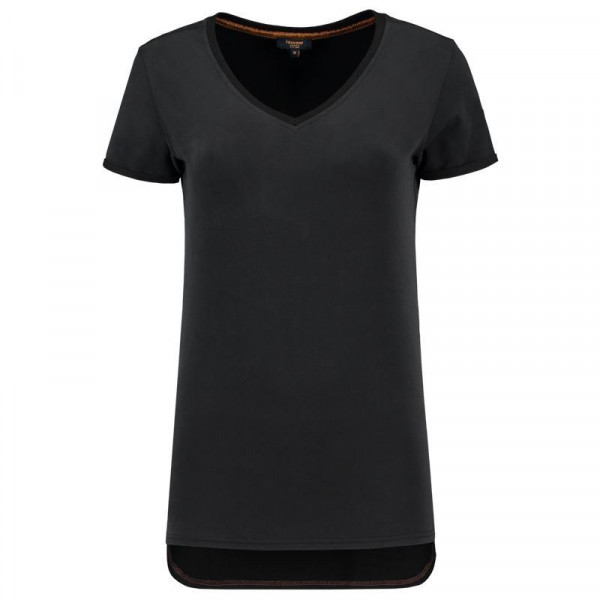 TRICORP, T-Shirt Premium V-Ausschnitt Damen, Black, 104006