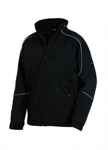FHB DIRK Softshell-Jacke, schwarz