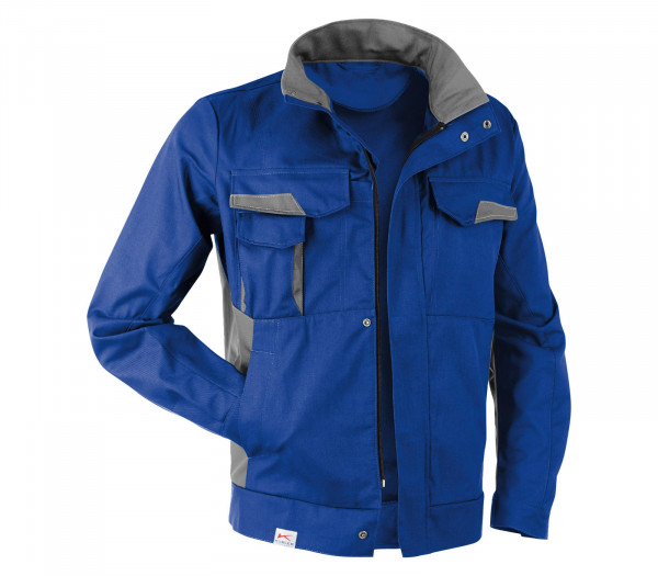 KÜBLER VITA cotton+ Jacke kbl.blau/mittelgrau, 1L453421