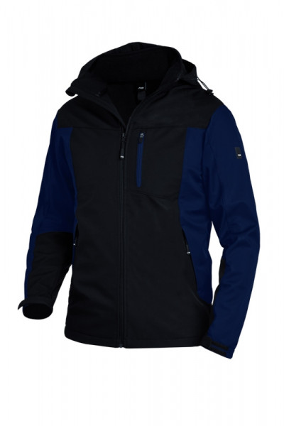 FHB JANNIK Softshelljacke, marine-schwarz