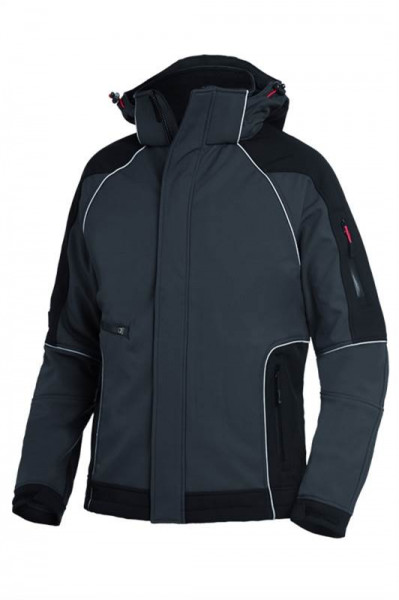 FHB WALTER Softshelljacke, anthrazit-schwarz