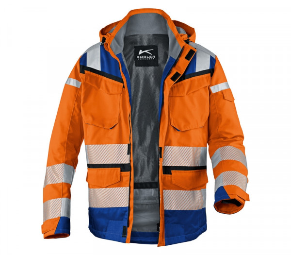 KÜBLER PSA REFLECTIQ Jacke warnorange/kbl.blau, 13078332