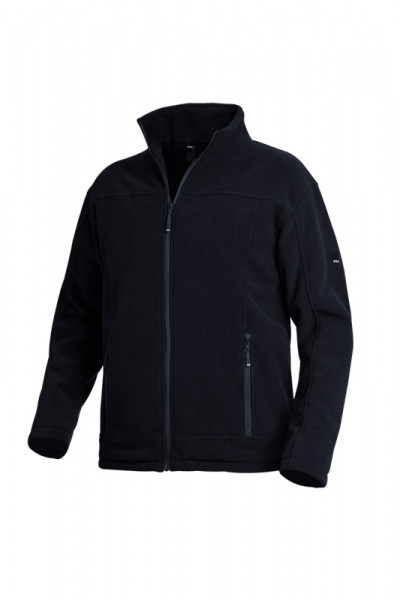 FHB ROMAN Fleece-Jacke, schwarz