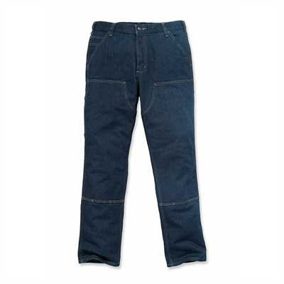 CARHARTT, DOUBLE FRONT DUNGAREE JEANS, ERIE, 103329