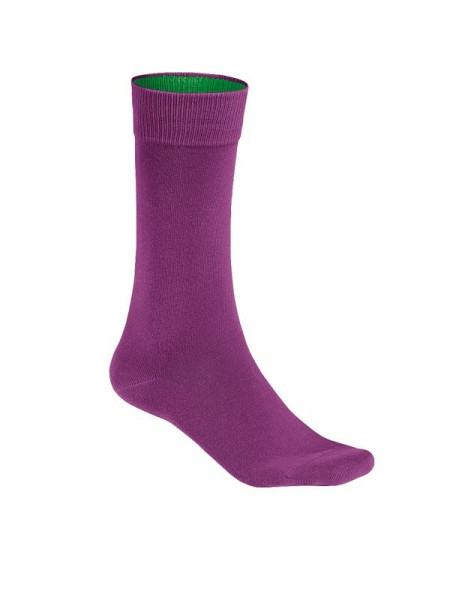 Hakro Socken Premium aubergine 0933-118