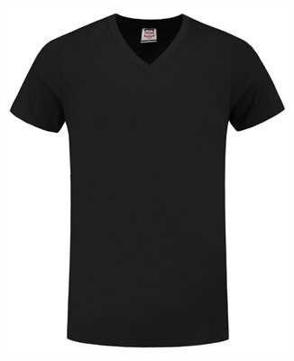 TRICORP, T-Shirt V-Ausschnitt Slim Fit, Black, 101005