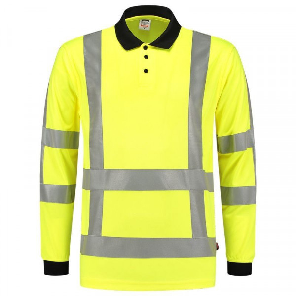 TRICORP, Poloshirt EN ISO 20471 Birdseye, Langarm, Yellow, 203005