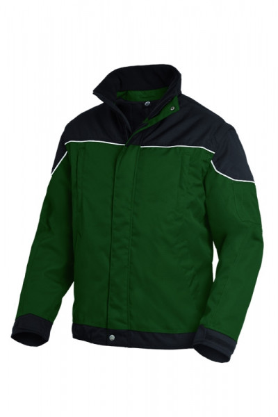 FHB TOM Arbeitsjacke 2 in 1, grün-schwarz