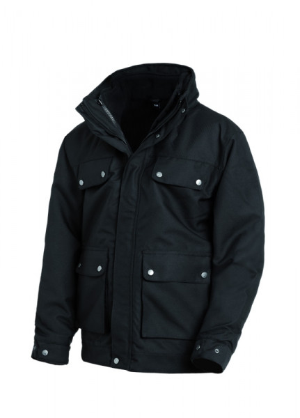 FHB MATTHIAS Arbeitsjacke 1+1, schwarz