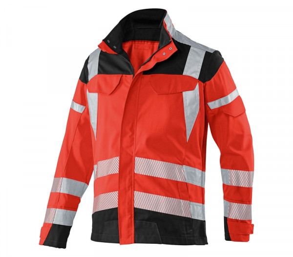 KÜBLER PSA REFLECTIQ Jacke warnrot/schwarz, 12078341