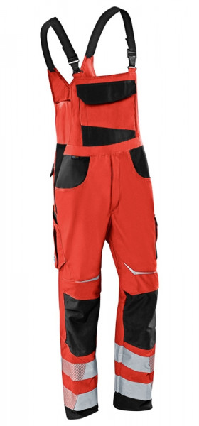 KÜBLER PSA REFLECTIQ Latzhose warnrot/schwarz, 32078341