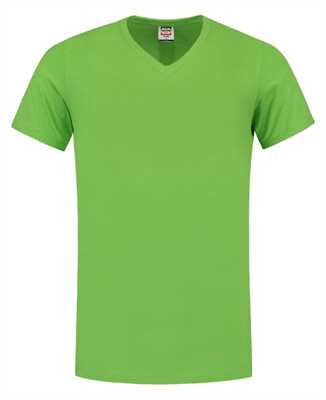 TRICORP, T-Shirt V-Ausschnitt Slim Fit, Lime, 101005