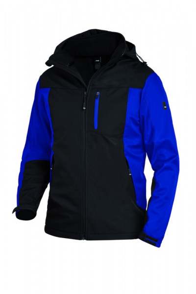 FHB JANNIK Softshelljacke, royalblau-schwarz