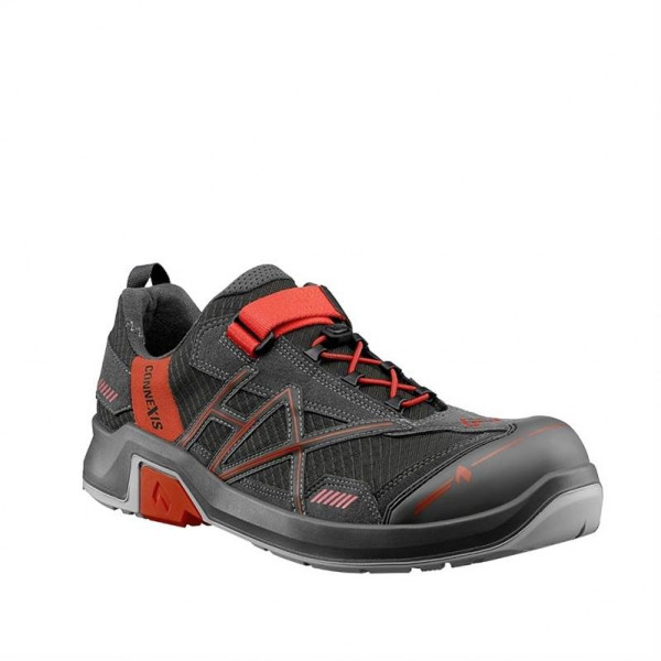 HAIX, CONNEXIS Safety T S1 low grey-red 630003