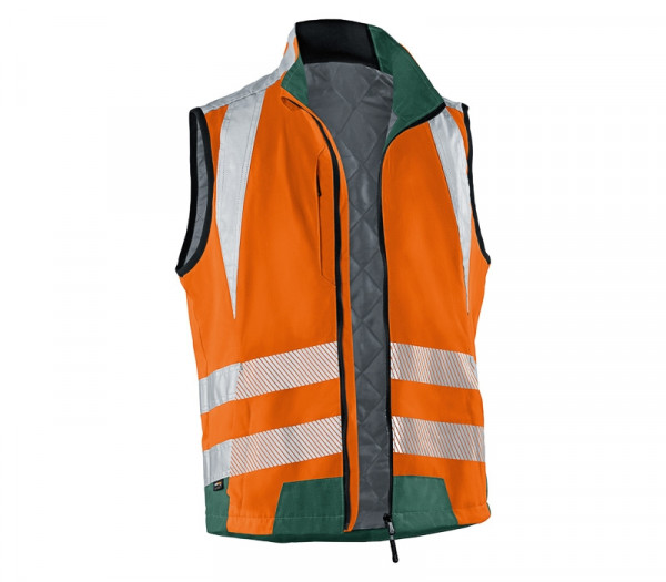 KÜBLER PSA REFLECTIQ Weste warnorange/moosgrün, 72078340