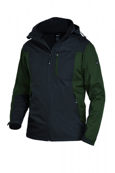 FHB JANNIK Softshelljacke, oliv-schwarz