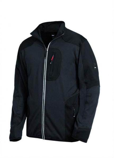 FHB RALF Jersey-Fleece-Jacke, anthrazit-schwarz