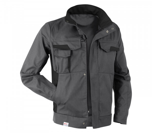 KÜBLER VITA cotton+ Jacke anthrazit/schwarz, 1L453421