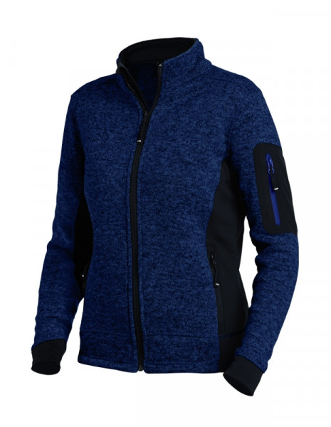 FHB MARIEKE Strick-Fleece-Jacke Damen, marine