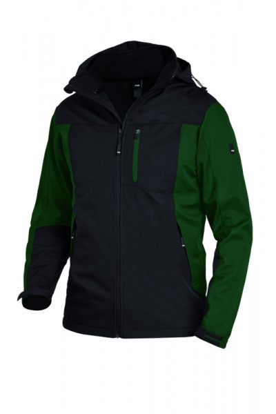 FHB JANNIK Softshelljacke, grün-schwarz