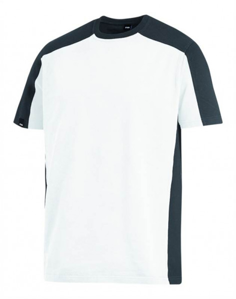 FHB MARC T-Shirt zweifarbig , weiß-anthrazit
