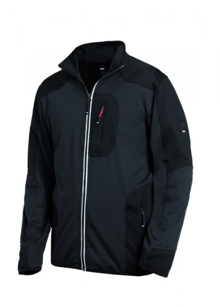FHB RALF Jersey-Fleece-Jacke, anthrazit-schwarz