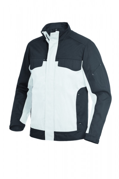 FHB ERNST Arbeitsjacke, weiß-anthrazit
