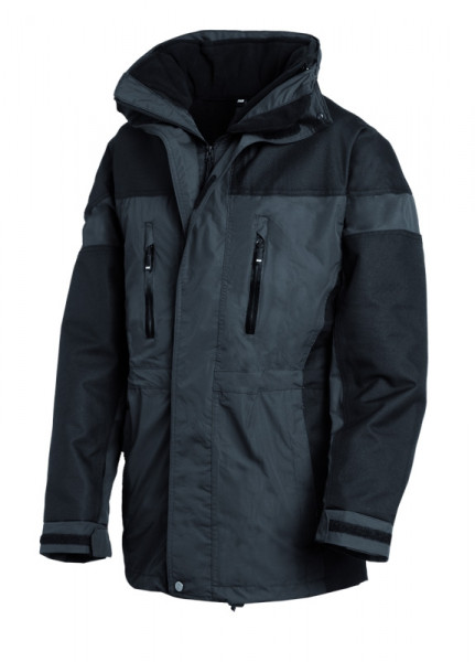FHB JÜRGEN Wetterschutzjacke 1+1, anthrazit-schwar