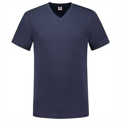 TRICORP, T-Shirt V-Ausschnitt Slim Fit, Ink, 101005