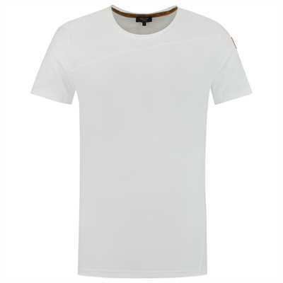 TRICORP, T-Shirt Premium Quernaht Herren, Brightwhit, 104002