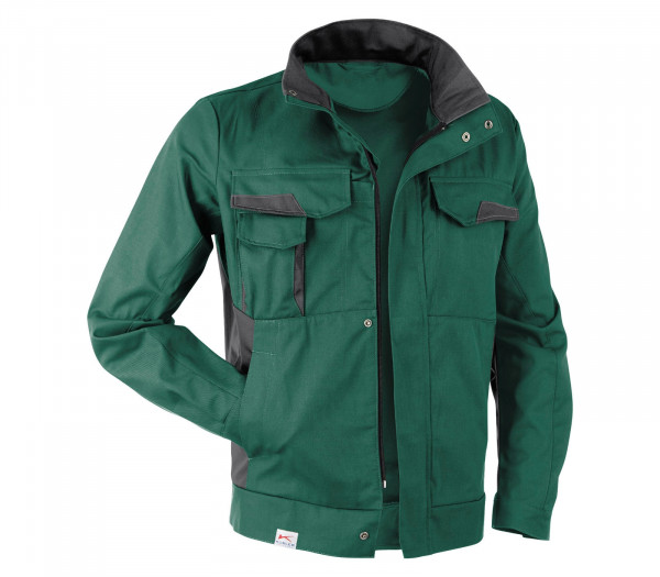 KÜBLER VITA cotton+ Jacke moosgrün/anthrazit, 1L453421