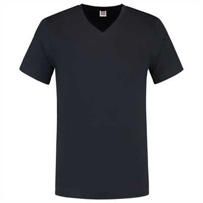 TRICORP, T-Shirt V-Ausschnitt Slim Fit, Navy, 101005