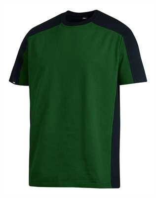 FHB MARC T-Shirt zweifarbig , grün-schwarz