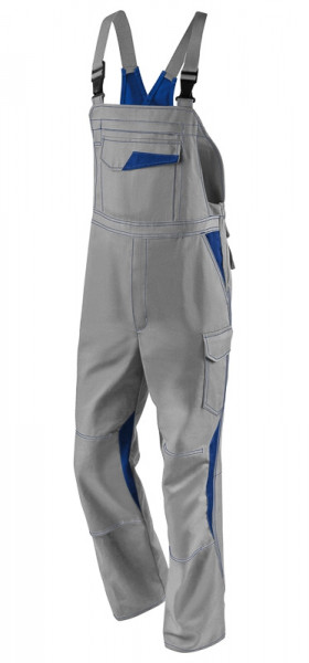 KÜBLER IMAGE DRESS NEW DESIGN Latzhose mittelgrau/kbl.blau, 33473411
