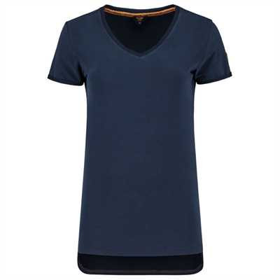 TRICORP, T-Shirt Premium V-Ausschnitt Damen, Ink, 104006