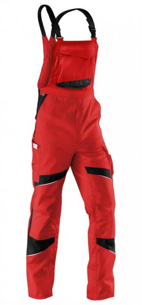 KÜBLER ACTIVIQ Latzhose mittelrot/schwarz, 32505365