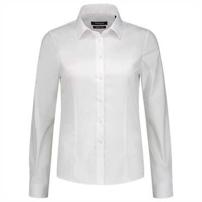 TRICORP, Bluse Stretch Slim Fit, White, 705016