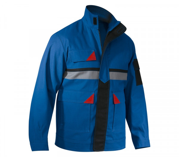 KÜBLER BRAND X PROTECT Jacke kbl.blau/rot, 10545881