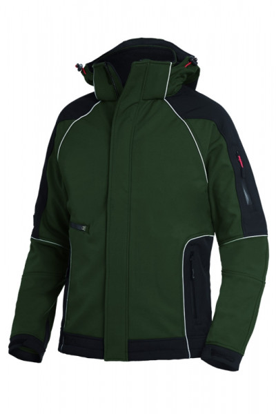 FHB WALTER Softshelljacke, oliv-schwarz