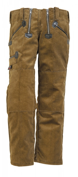 FHB AUGUST Kinder Zunfthose Zwirn-Feincord, oliv