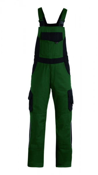 FHB ECKHARD Latzhose, grün-schwarz